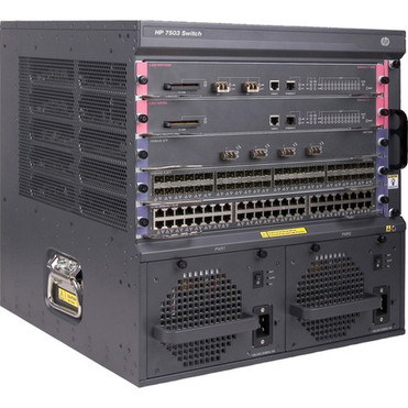 HPE 7503 Switch Chassis - 3 Layer Supported - Modular - 9U High - 1 Year Limited Warranty JD240C