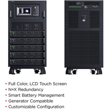 CyberPower SM040KAMFA 3-Phase Modular Smart App Online UPS System - 19U Modular - AVR - 120 V AC 230 V AC Input - 120 V AC 127 V AC SM040KAMFA