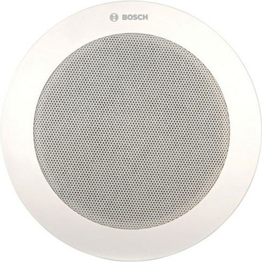 Bosch LC4-UC06E Indoor Ceiling Mountable Speaker - 6 W RMS - Black White - 9 W PMPO Woofer Tweeter Midrange - 65 Hz to 20 kHz - 17 LC4-UC06E