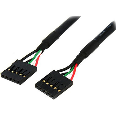 StarTechcom_18in_Internal_5_pin_USB_IDC_Motherboard_Header_Cable_-_IDC_Female_-_IDC_Female_-_18_-_Black_USBINT5PIN