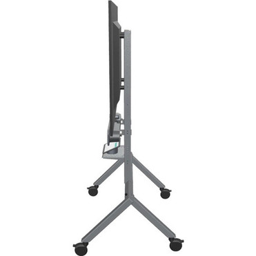 Heckler Design AV Cart for Google Meet Series One Room Kits - 4 Casters - 4 10160 mm Caster Size - Powder Coated Steel - 44 Width H720-BG