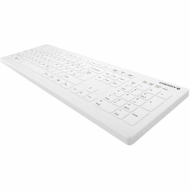 Active Key AK-C8112 Medical Keyboard WL - Wireless Connectivity - RF - 3281 ft 10000 mm - 240 GHz - USB Type A Interface - 105 Key AK-C8112-FUS-WES