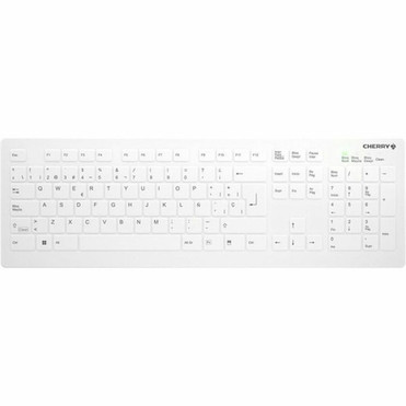 Active Key AK-C8112 Medical Keyboard WL - Wireless Connectivity - RF - 3281 ft 10000 mm - 240 GHz - USB Type A Interface - 105 Key AK-C8112-FUS-WES