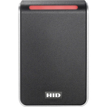 HID Signo 40 Card Reader Access Device - Black Silver Door Indoor Outdoor - Proximity - 394 100 mm Operating Range - Bluetooth 40NKS-01-000000