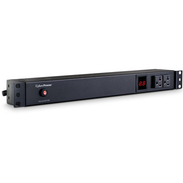CyberPower_Metered_PDU20M2F10R_12-Outlets_PDU_-_Metered_-_NEMA_5-20P_-_12_x_NEMA_5-20R_-_120_V_AC_-_1U_-_Vertical_-_Rack-mountable_PDU20M2F10R