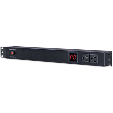 CyberPower_Metered_PDU20M2F10R_12-Outlets_PDU_-_Metered_-_NEMA_5-20P_-_12_x_NEMA_5-20R_-_120_V_AC_-_1U_-_Vertical_-_Rack-mountable_PDU20M2F10R