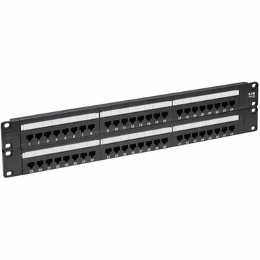 Tripp_Lite_48-Port_Cat6_Cat5_Patch_Panel_Rackmount_110_Punch_Down_RJ45_Ethernet_1URM_568B_-_48_x_RJ-45_N252-048