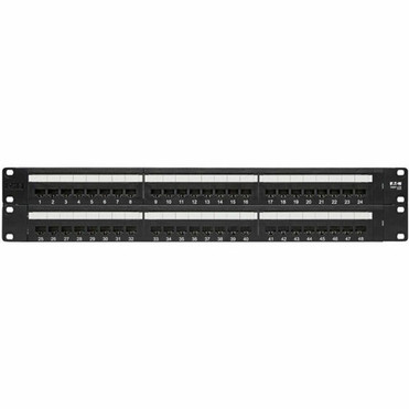 Tripp_Lite_48-Port_Cat6_Cat5_Patch_Panel_Rackmount_110_Punch_Down_RJ45_Ethernet_1URM_568B_-_48_x_RJ-45_N252-048