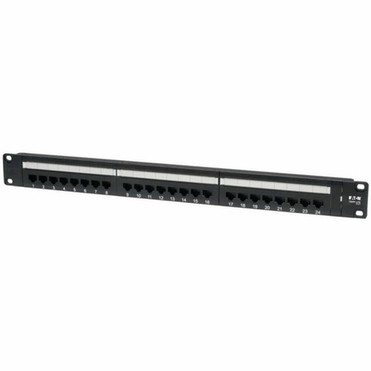 Tripp_Lite_24-Port_Cat6_Cat5_Patch_Panel_Rackmount_110_Punch_Down_RJ45_Ethernet_1URM_-_24_x_RJ-45_N252-024