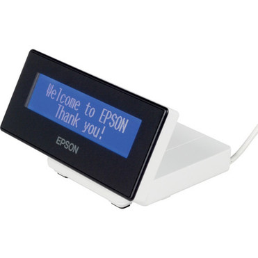 Epson DM-D30 101 Customer Display for TM-M30 White - VFD - 20 x 2 - USB - White A61CF26101