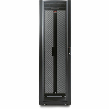 Schneider Electric NetShelter Rack Cabinet - For AV Equipment - 42U Rack Height x 19 48260 mm Rack Width - Floor Standing - Black AR3810