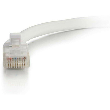 C2G 75 ft Cat5e Snagless UTP Unshielded Network Patch Cable - White - 75 ft Category 5e Network Cable - First End 1 x RJ-45 - Male - 27094