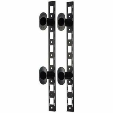 APC Vertical Fiber Organizer - Rack Cable Guide - Black - 0U Rack Height AR8443A