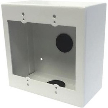 Hanwha Techwin TA-13 Mounting Box for IP Intercom - Textured White - Rugged TA-13