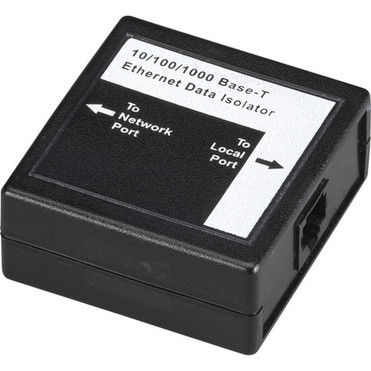 Black Box Data Isolator - 101001000-Mbps TX 4-kV - 2 x RJ-45 - Ethernet SP427A Black Box Data Isolator - 101001000-Mbps TX 4-kV - 2 x RJ-45 - Ethernet SP427A