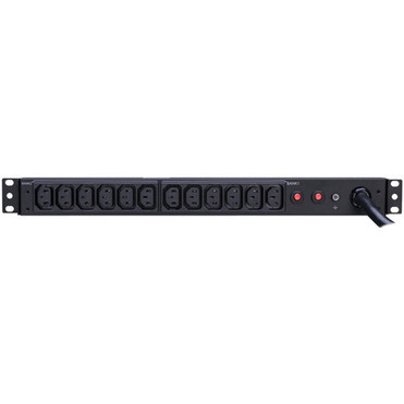 CyberPower PDU30BHVT12R 12-Outlets PDU - Basic - NEMA L6-30P - 12 x IEC 60320 C13 - 230 V AC - 1U - Vertical - Rack-mountable PDU30BHVT12R