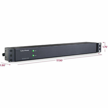 CyberPower PDU30BHVT12R 12-Outlets PDU - Basic - NEMA L6-30P - 12 x IEC 60320 C13 - 230 V AC - 1U - Vertical - Rack-mountable PDU30BHVT12R