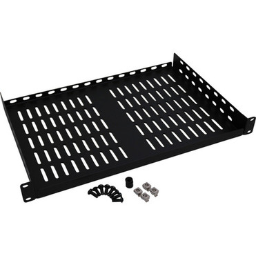 Tripp_Lite_SRSHELF2P1U_Cantilever_Fixed_Rack_Shelf_-_1U_Rack_Height_-_Black_-_Cold-rolled_Steel_CRS_-_1814_kg_Maximum_Weight_SRSHELF2P1U