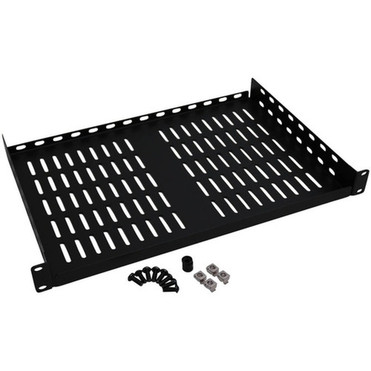Tripp_Lite_SRSHELF2P1U_Cantilever_Fixed_Rack_Shelf_-_1U_Rack_Height_-_Black_-_Cold-rolled_Steel_CRS_-_1814_kg_Maximum_Weight_SRSHELF2P1U