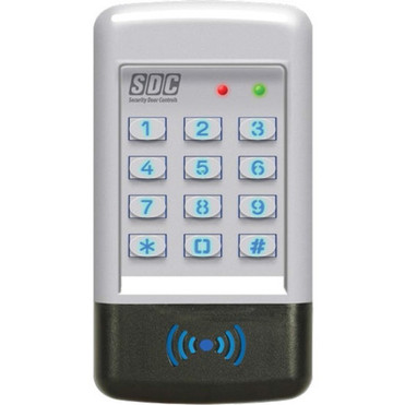SDC IndoorOutdoor Proximity Integrated Digital Keypads - Door Indoor Outdoor - Proximity Key Code - 500 Users - 24 V DC - 920P