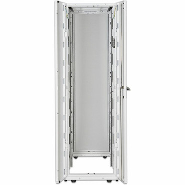 APC by Schneider Electric NetShelter SX 48U 600mm Wide x 1200mm Deep Enclosure with Sides White - For Server - 48U Rack Height x 19 x AR3307W