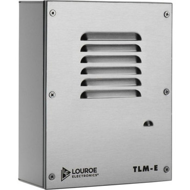 Louroe TLM-E SpeakerMicrophone - Flush Mount Surface Mount Wall Mount for Convenience Store Elevator Entrance Parking Ramp LE-168 Louroe TLM-E SpeakerMicrophone - Flush Mount Surface Mount Wall Mount for Convenience Store Elevator Entrance Parking Ramp LE-168