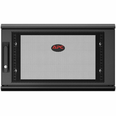 APC by Schneider Electric NetShelter WX 6U Single Hinged Wall-mount Enclosure 400mm Deep - For Networking Airflow System - 6U Rack x AR106SH4