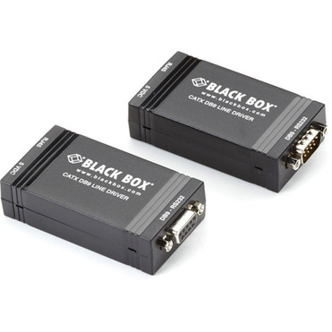Black Box Async RS232 Extender over CATx - DB9 with Control Signals to Terminal Block - Network RJ-45 - 4000 ft 1219200 mm Range ME890A-R2