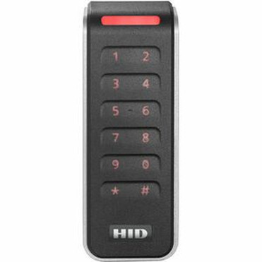 HID Signo 20k Card ReaderKeypad Access Device - Black Silver Door Indoor Outdoor - Key Code Proximity - 394 100 mm Operating 20KNKS-01-000000