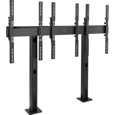 Chief FUSION 3 x 1 Portrait Micro-Adjustable Large Bolt-Down Freestanding Video Wall - Up to 46 Screen Support - 17010 kg Load - mm LBM3X1UP