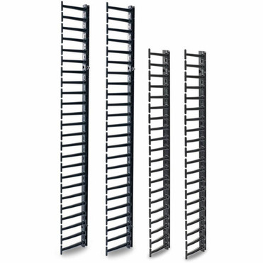 APC by Schneider Electric Vertical Cable Manager for NetShelter SX 45U Networking Enclosure Qty 4 - Cable Manager - Black - 1 - 45U AR7727