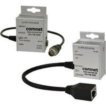 Comnet Miniature CopperLine Single Channel Ethernet over Coax Lifetime Warranty - 1 x Network RJ-45 - 5000 ft 1524000 mm Range CLRFE1EOCEM