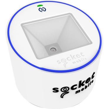 Socket Mobile S370 Universal NFC  QR Code Mobile Wallet Reader Black - Wireless Connectivity - 1D 2D - Bluetooth - USB - White - - TX4109-3176