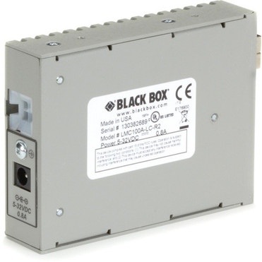 Black Box FlexPoint TransceiversMedia Converters - 1 x Network RJ-45 - 1 x LC Ports - DuplexLC Port - Multi-mode - Fast Ethernet - LMC100A-LC-R2