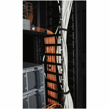 APC by Schneider Electric Vertical Cable Manager for NetShelter SX 750mm Wide 48U Qty 2 - Cable Pass-through - Black - 1 - 48U Rack AR7588