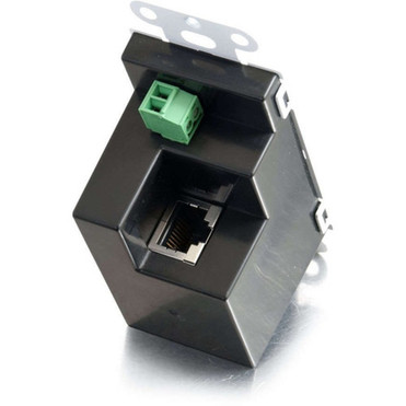 C2G USB 20 Over Cat5 Superbooster Wall Plate Transmitter to Dongle Receiver Kit - PVC - White 53878