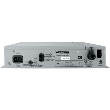 Valcom 6 Zone One-Way Page Control with Power - for Call System Emergency - Aluminum Alloy V-2006A
