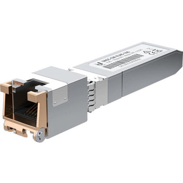 Ubiquiti SFP Module - For Data Networking - 1 x RJ-45 10GBase-T LAN - Twisted Pair10 Gigabit Ethernet - 10GBase-T - 1 Pack UACC-CM-RJ45-10G