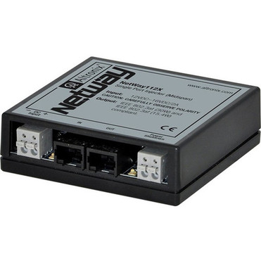 NetWay Single Port PoE Injector for Standard Network Infrastructure - 12 V DC 16 V DC Input - 48 V DC Output - 1 x 10100Base-T - 1 NETWAY112X