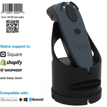 Socket Mobile DuraScan D760 Handheld Barcode Scanner - Wireless Connectivity - 30 762 mm Scan Distance - 1D 2D - Imager - - Gray CX3478-1946