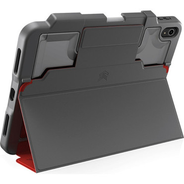 STM Goods Dux Plus Rugged Carrying Case Folio for 109 Apple iPad 10th Generation Tablet Apple Pencil - Red - Drop Resistant - STM-222-387KX-02