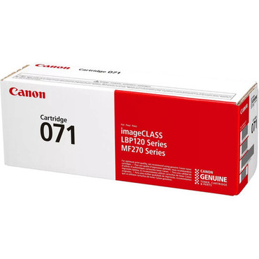 Canon 071 Original Standard Yield Laser Toner Cartridge - Black - 1 Pack - 1200 Pages 5645C001