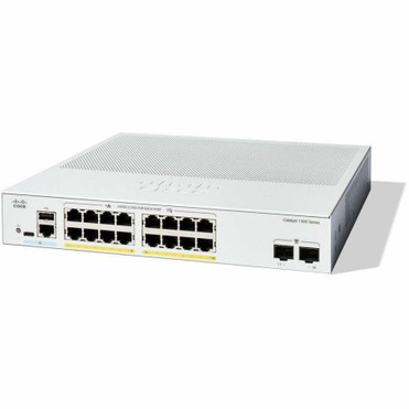 Cisco Catalyst C1300-16P-2G Ethernet Switch - 16 Ports - Manageable - Gigabit Ethernet - 1000Base-X, 10/100/1000Base-T - 3 Layer - - 2 (Fleet Network)