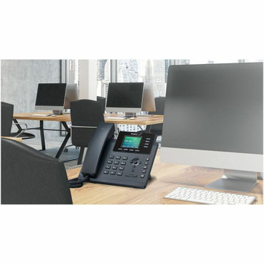 Yealink SIP-T34W IP Phone - Corded - Corded/Cordless - Wi-Fi, Bluetooth - Wall Mountable - Classic Gray - 4 x Total Line - VoIP - 2.4" (1301037)