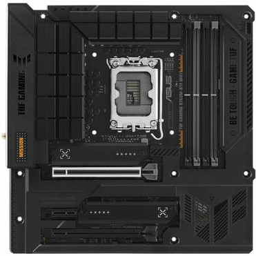TUF GAMING B760M-BTF WIFI Gaming Desktop Motherboard - Intel B760 Chipset - Socket LGA-1700 - Micro ATX - Core Pentium Gold Celeron TUF GAMING B760M-BTF WIFI