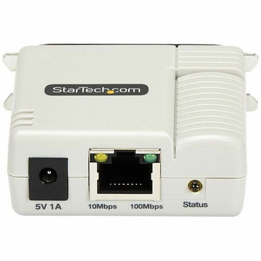 StarTechcom Ethernet to Parallel Network Print Server 10100Mbps LAN WebUI Enabled Centronics Ethernet Printer Server Adapter - 1 PM1115P3