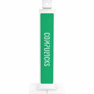 Compulocks Brandable VESA Floor Stand for Screens Up to 32 Inches - Up to 32 Screen Support - 9 kg Load Capacity - Floor - White - - 140WLBPW