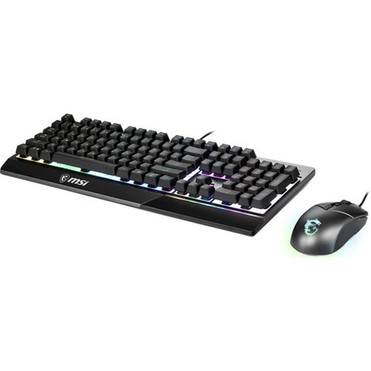 MSI Vigor GK30 Combo - USB 20 Mechanical Cable Keyboard - 104 Key - Black - USB 20 Cable Mouse - Optical - 5000 dpi - Scroll Wheel - VIGOR GK30 COMBO
