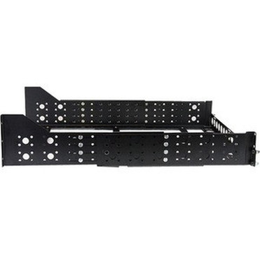 StarTechcom_3U_Fixed_19_Adjustable_Depth_Universal_Server_Rack_Rails_-_215lb_Load_Capacity_-_Steel_-_Black_UNIRAILS3U