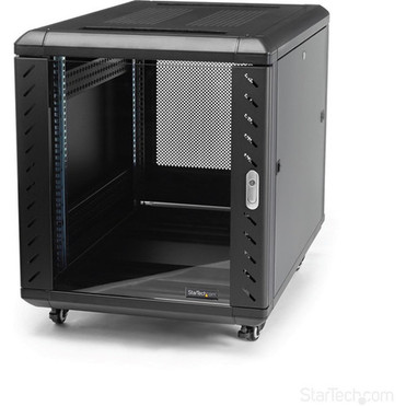 StarTechcom_12U_AV_Rack_Cabinet_-_Network_Rack_with_Glass_Door_-_19_inch_Computer_Cabinet_for_Server_Room_or_Office_RK1236BKF_-_and_RK1236BKF